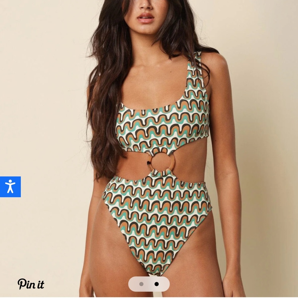 NWOT Montce Groovy Ky (Anthropologie) One Piece Swimsuit